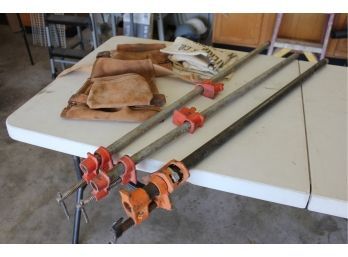 Tool Belts And 3 Pipe Clamps