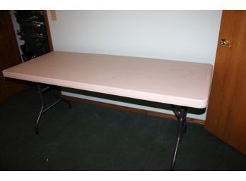 Lifetime Folding Table 6ft  X 30 Inch