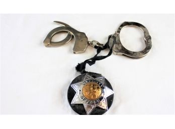 Security Officer Handcuffs With Key