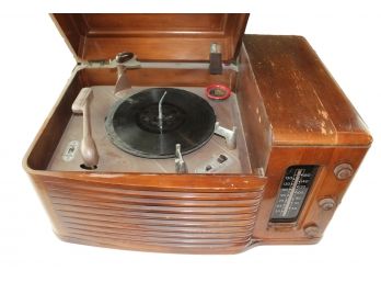 Vintage Philco AM/FM Phonograph, Works, Original Operating Condition
