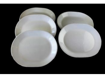 Corell Platter Plates, 5 White