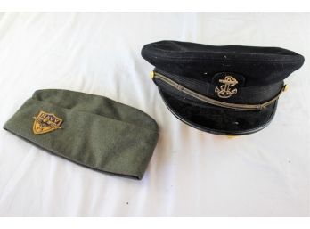 2 Navy Hats