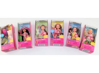 6 Mattel Kelly Club 4 ' Dolls, In Box Never Opened