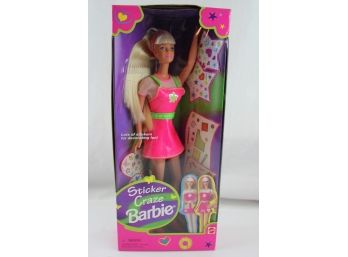 1997 Sticker Craze Barbie In Never Opened Box, Special Edition # 19224