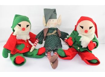 3 Homemade Christmas Elves