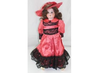 Armand Marseille Floradora A. 2/0xM Made In Germany 18'  /bisque Doll-cloth Body-open Dome Head
