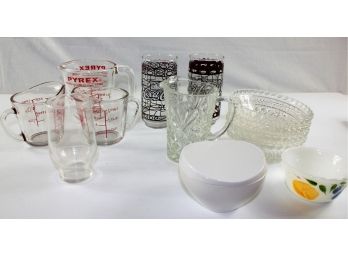 Miscellaneous Measuring Cups, And Glassware