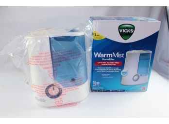 Like New In Box, Vicks Warm Mist Humidifier