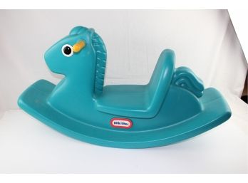 Little Tikes Blue Rocking Horse, Plastic
