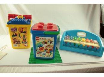 Little Tykes Piano,mega Bloks, Lego Pad