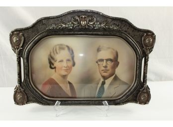 Antique Frame With Grandma & Grandpa