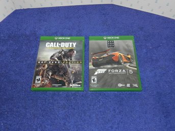 2 XBOX ONE GAMES CALL OF DUTY DAY ONE FORZA MOTORSPORTS 5