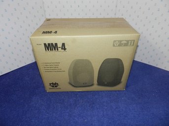 PAIR OF RBH LOUDSPEAKER SYSTEMS MM-4 MINI MONITOR BRAND NEW SEALED