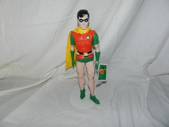 VINTAGE PRESENTS 1988 VINYL ROBIN ACTION FIGURE WITH STAND