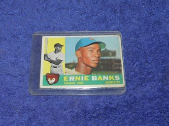 AUTHENTIC TOPPS 1960 ERNIE BANKS CARD HIGH GRADE