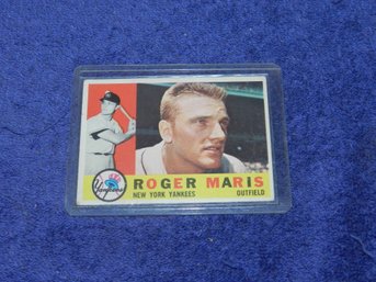 TOPPS 1960 ROGER MARIS BASEBALL CARD #377