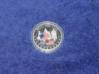 BETSY ROSS FLAG HISTORY OF OLD GLORY CHALLENGE COIN