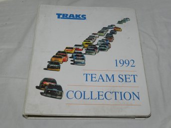 TRAKS 1992 TEAM SET COLLECTION BINDER FULL OF CARDS