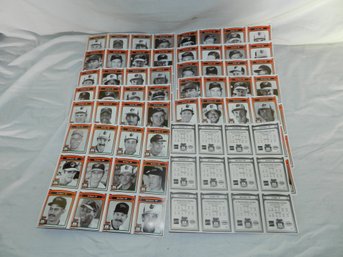12 UNCUT SHEETS ALL TIME ORIOLES BASEBALL CARDS