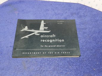VINTAGE 1955 AIR FORCE AIRCRAFT RECOGNITION BOOKLET ORIGINAL