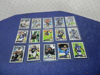 SET OF 15 BALTIMORE RAVENS TEAM CARDS RAY LEWIS RICE FLACCO MORE SOME ROOKIES