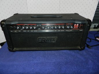 CRATE GTX-100H GUITAR HEAD AMP VACUUM TUBE PREAMP TRIODE TESTED WORKS