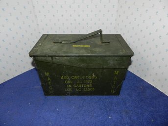 VIETNAM WAR ERA US MILITARY METAL AMMO BOX C