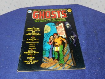 VINTAGE LIMITED COLLECTOR'S EDITION OVERSIZE COMIC 1975 GHOSTS C-32