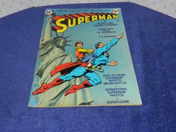 VINTAGE LIMITED COLLECTOR'S EDITION OVERSIZE COMIC 1975 SUPERMAN C-38