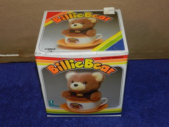 VINTAGE BILLIE BEAR IN A TEACUP TOY IN ORIGINAL BOX