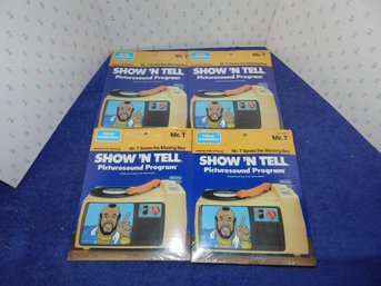 4 SHOW N TELL RECORD FILMSTRIPS MR T AND THE MISSING BOY 1984