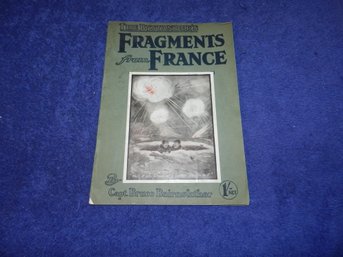ANTIQUE WWI FRAGMENTS OF FRANCE MAGAZINE BOOKLET ORIGINAL
