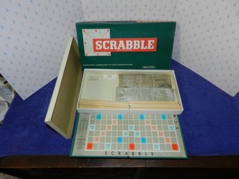 VINTAGE 1960S BRITISH SCRABBLE BOARD GAME COMPLETE