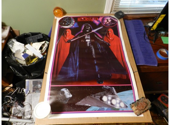 Vintage Return Of The Jedi Darth Vader Poster