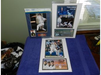 Set Of 3 Commemorative Roger Clemens Items