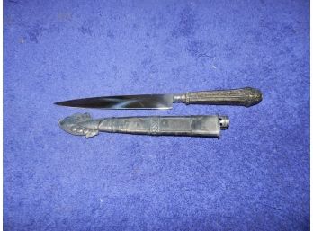 Vintage Inox Quero Quero Boot Knife Dagger Silver