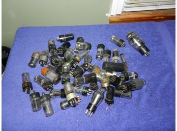 Large Lot Of Vacuum Tubes Glass And Metal