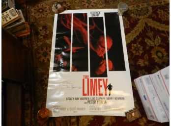 The Limey Movie Poster Signed By Peter Fonda