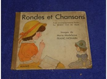 VINTAGE RHONDES ET CHANDONS FRENCH SONG BOOK