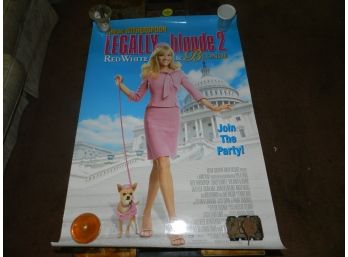 Legally Blonde 2 Red White & Blonde Movie Poster Reese Witherspoon