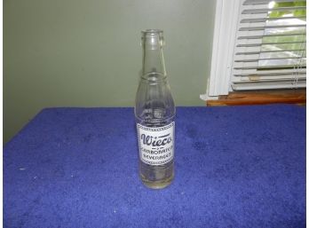 Vintage Weico Carbonated Beverages Soda Bottle Wiesmann Beverages Marion WI