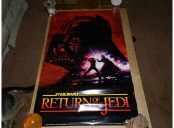 Vintage Star Wars Return Of The Jedi Movie Poster