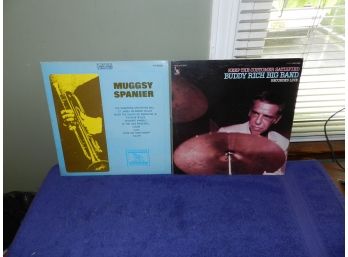 Lot Of 2 Vintage Records Buddy Rich Muggsy Spanier