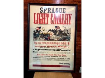 Civil War Cavalry Poster Reproduction