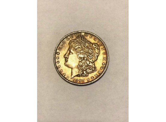 1897 Morgan Silver Dollar Coin