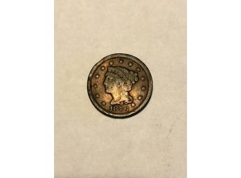 1846 1 Cent Coin