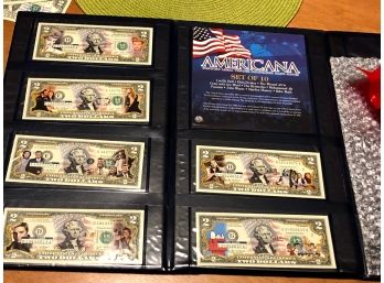 Americana $2 Bill Collector Set