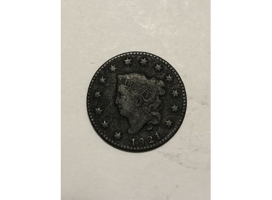 1821 U. S One Cent Piece
