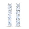 1.44 Carat Genuine Blue Topaz .925 Sterling Silver Earrings