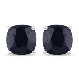 7.80 Carat  Sapphire .925 Sterling Silver Earrings
